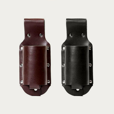 Retro PU Beer Holster Waist Bag EDC Fit Soda Can