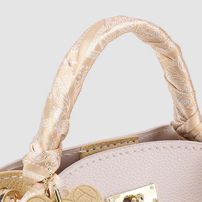 DIY Handbag For Women Retro With Silk Scarf Crossbody Bag