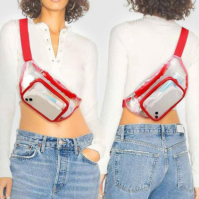 Waist Bag For Women Outdoor Running Fitness Waterproof PVC Bag