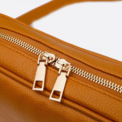 Crossbody Bag For Women Tassel Solid Color Casual Leather Bag