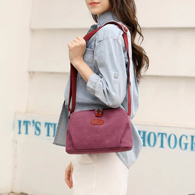 Canvas Crossbody Bag for Women Lightweight Small Shoulder Purse