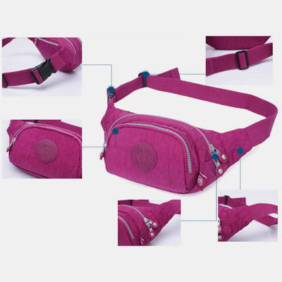 Lightweight Adjustable Waist Bag Chest Bag for Casual Traveling