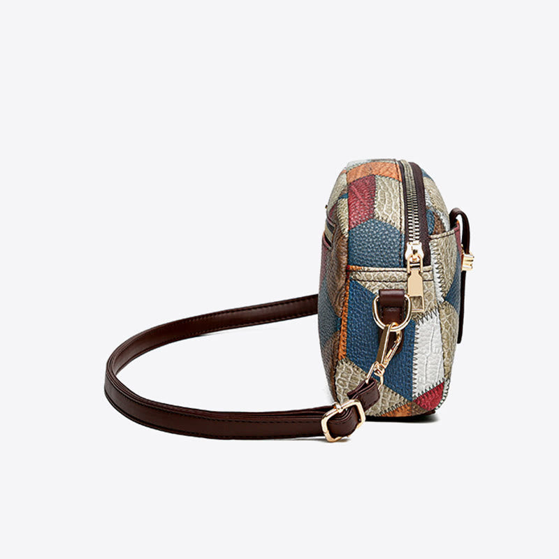 Contrast Color Crossbody Bag For Women Chic Shoulder Bag