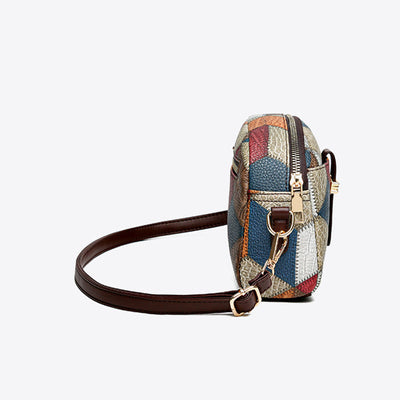 Contrast Color Crossbody Bag For Women Chic Shoulder Bag