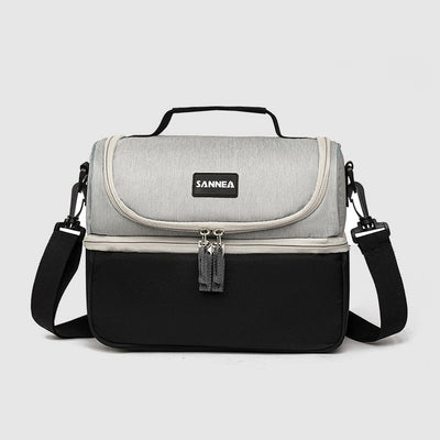 Cooler Bag For Outing Double Layer Insulation Crossbody Picnic Bag