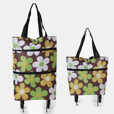 Large Capacity Expandable Foldable Trolley Bag