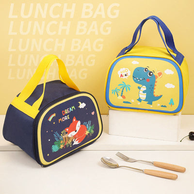 Lunch Bag For Daily Cartoon Animal Printing Cute Thermal Bag