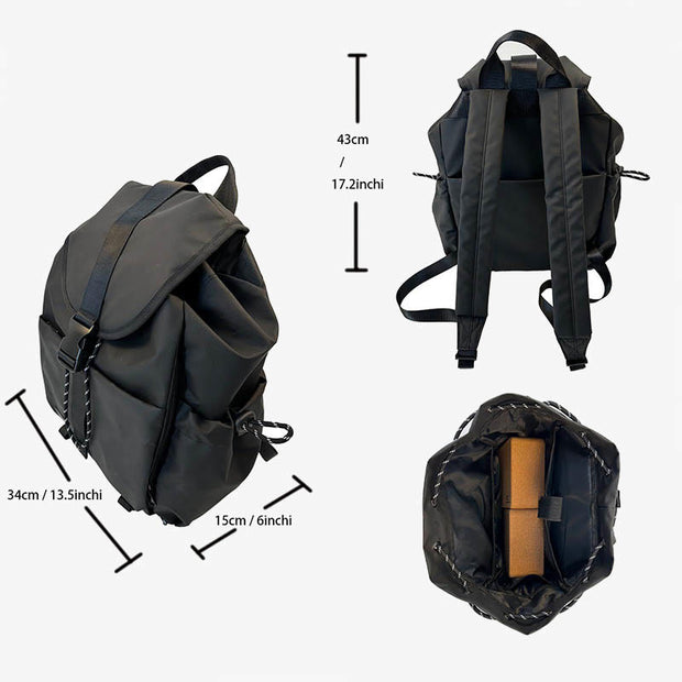 Lightweight Multifunction Sport Backpack Yoga Skateboard Racket Storage Bag Travel Daypack
