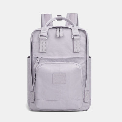Backpack For Teenage Students Simple Lightweight Multi Pockets Computer Daypack