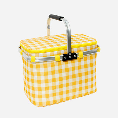 Cooler Bag For Outing Travel Thickened Aluminum Film Picnic Basket