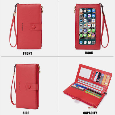 Touch Screen Large Capacity Mobile Phone Bag Purse