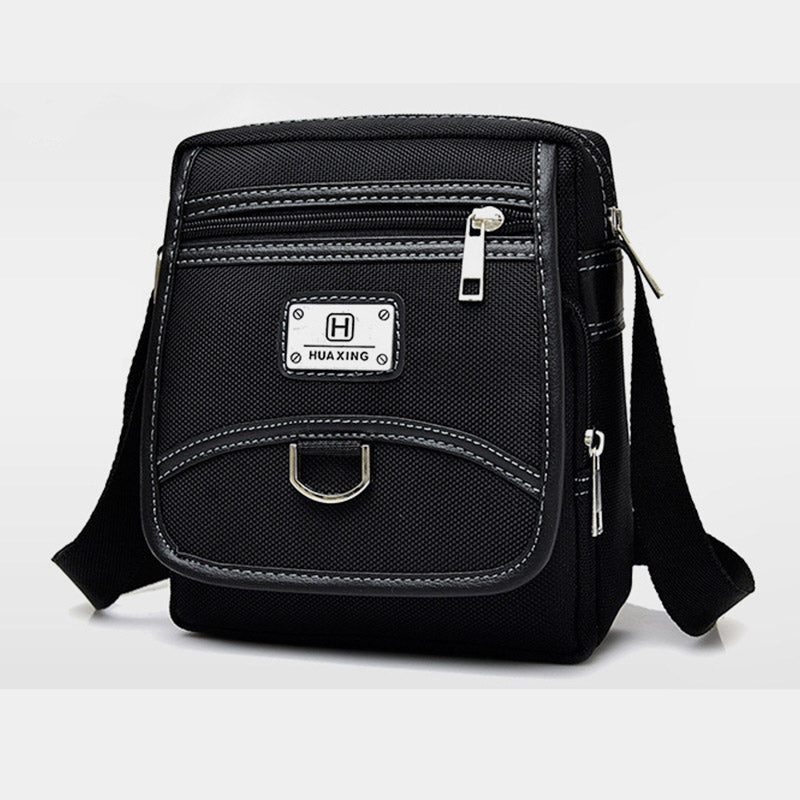 Casual Multi-Pocket Waterproof Messenger Bag