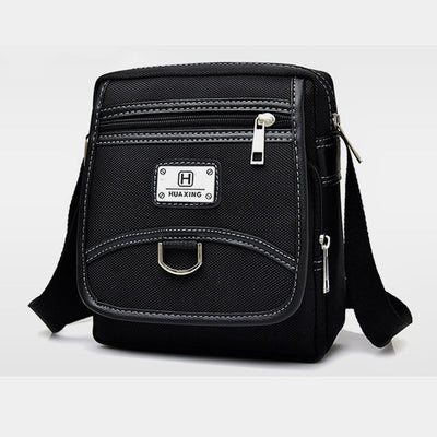 Casual Multi-Pocket Waterproof Messenger Bag