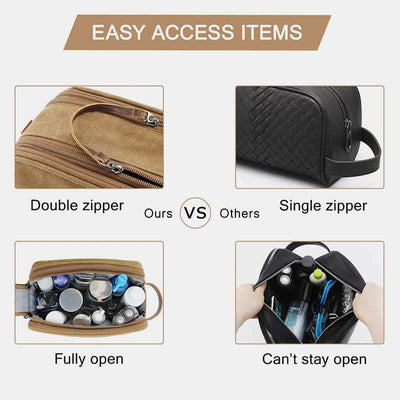 Storage Bag For Men Business Black Oxford Dry Wet Separation Travel Bag
