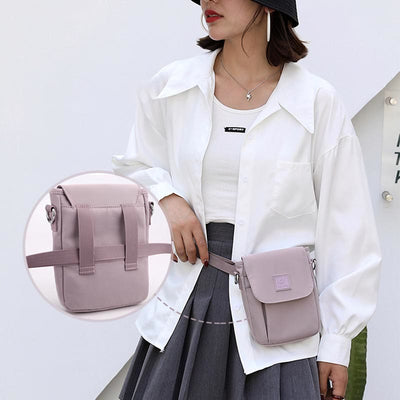 Waterproof Nylon Crossbody Bags Phone Bags with Adjustable Straps
