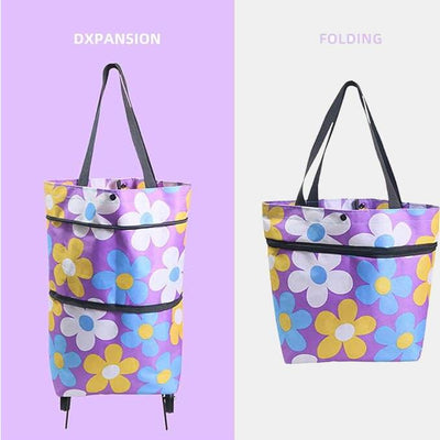Large Capacity Expandable Foldable Trolley Bag