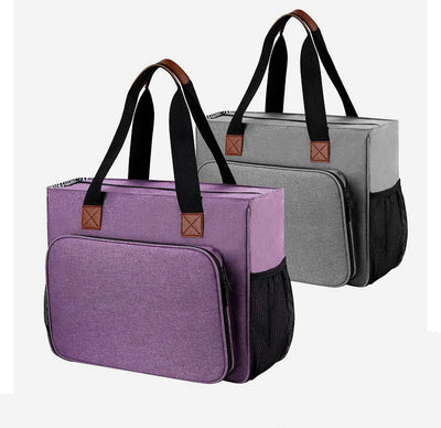 Multi-Pocket Lightweight Embroidery Kits Storage Bag Handbag