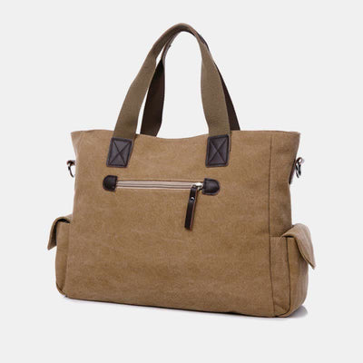 Laptop Tote Bag for Men Women Casual Canvas Work Handbag Purse
