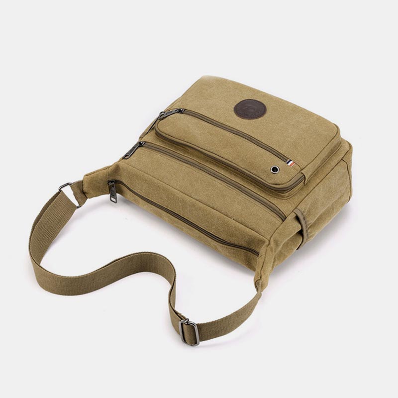 Vintage Large Capacity Canvas Messenger Bag