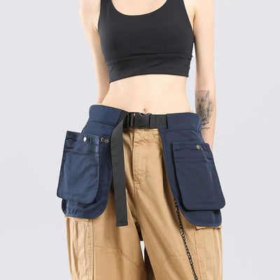 Retro Waist Bag for Women Men Functional Tool Waist Bag Apron