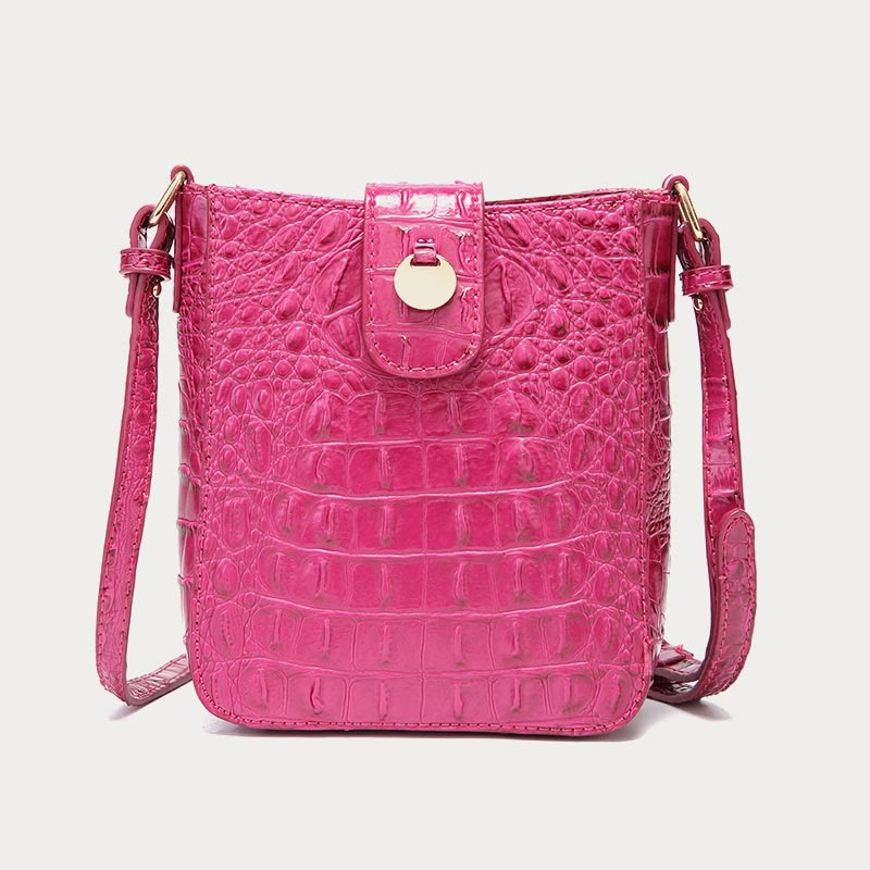 Crossbody Bag For Women Retro Crocodile Pattern Phone Bag