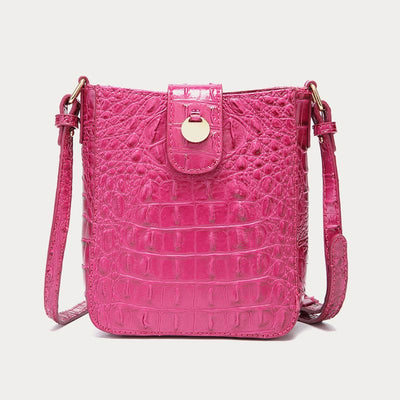 Crossbody Bag For Women Retro Crocodile Pattern Phone Bag