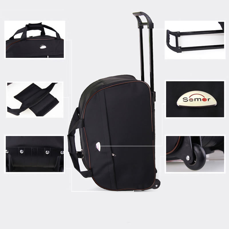 Multiple Style Pull Rod Travel Bag Waterproof Duffel Bag