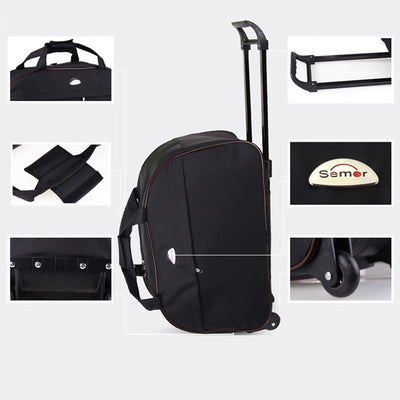 Multiple Style Pull Rod Travel Bag Waterproof Duffel Bag