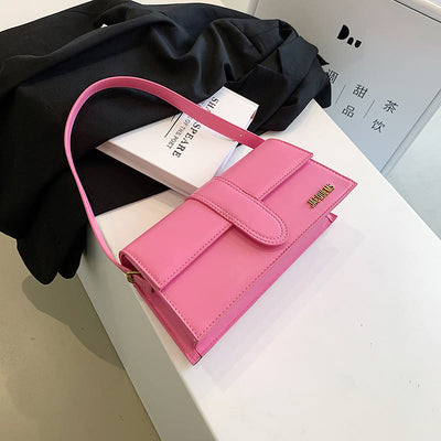 Shoulder Bag For Women Solid Color Square Elegant Dating Bag