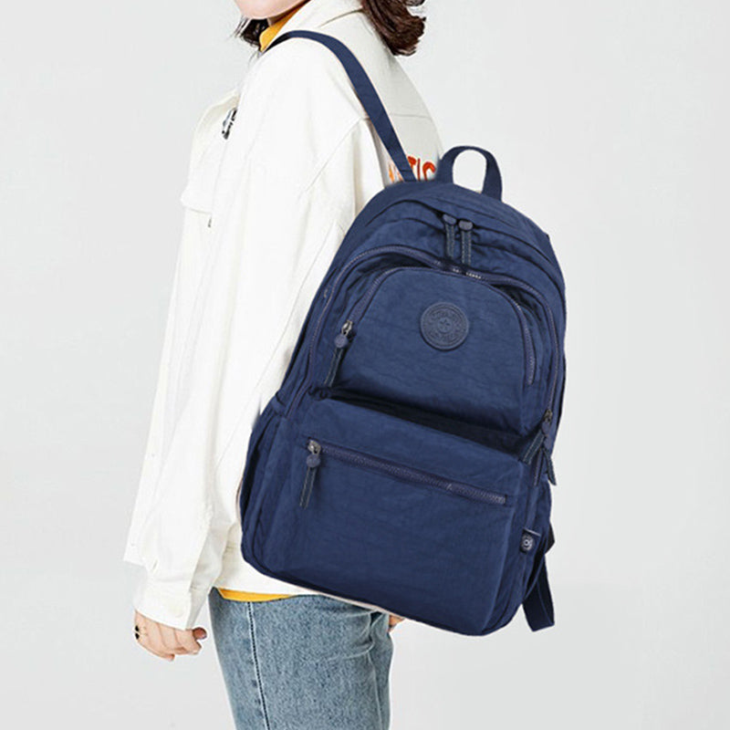 Multi-Pocket Backpack Casual Daypack Laptop Backpack Bookbag for Women Student