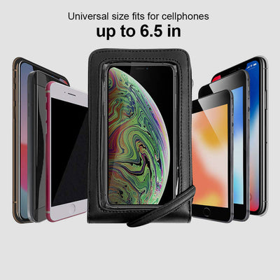 Multi-Compartment Phone Bag With Clear Window