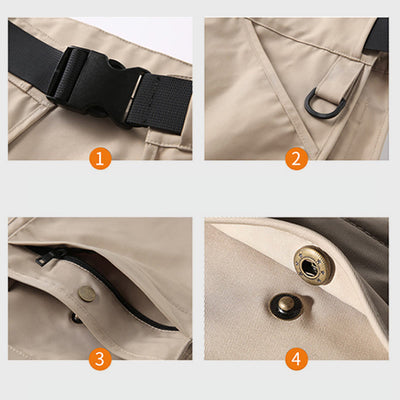 Retro Waist Bag for Women Men Functional Tool Waist Bag Apron