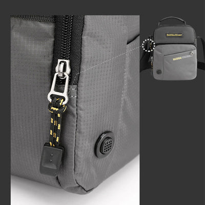 Crossbody Bag For Men Casual Daily Commute Waterproof Nylon Bag
