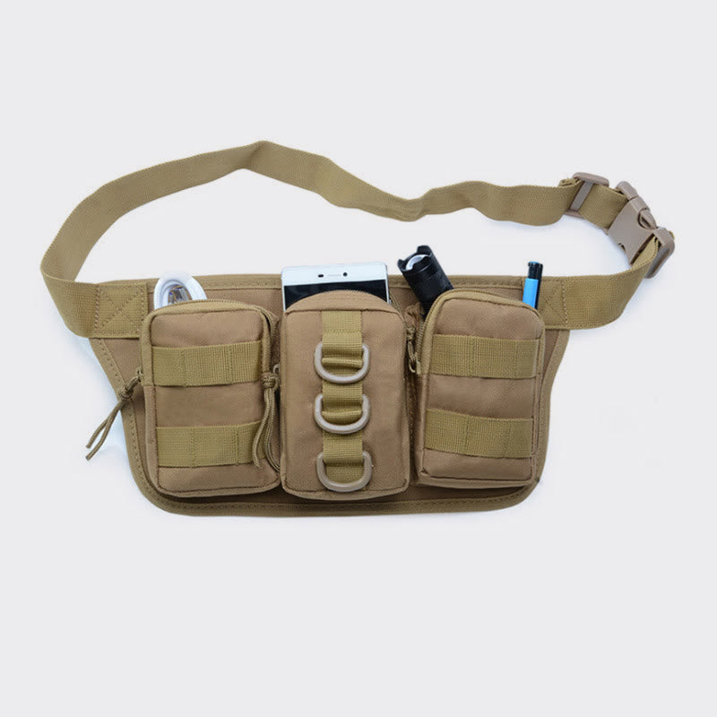 Waist Bag For Men Tactical Outdoor Sports Multifunctional Shoulder Bag