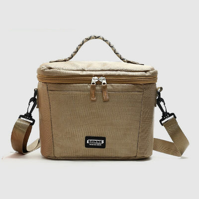Small Cooler Bag For Picnic Work Oxford Crossbody Lunch Bag