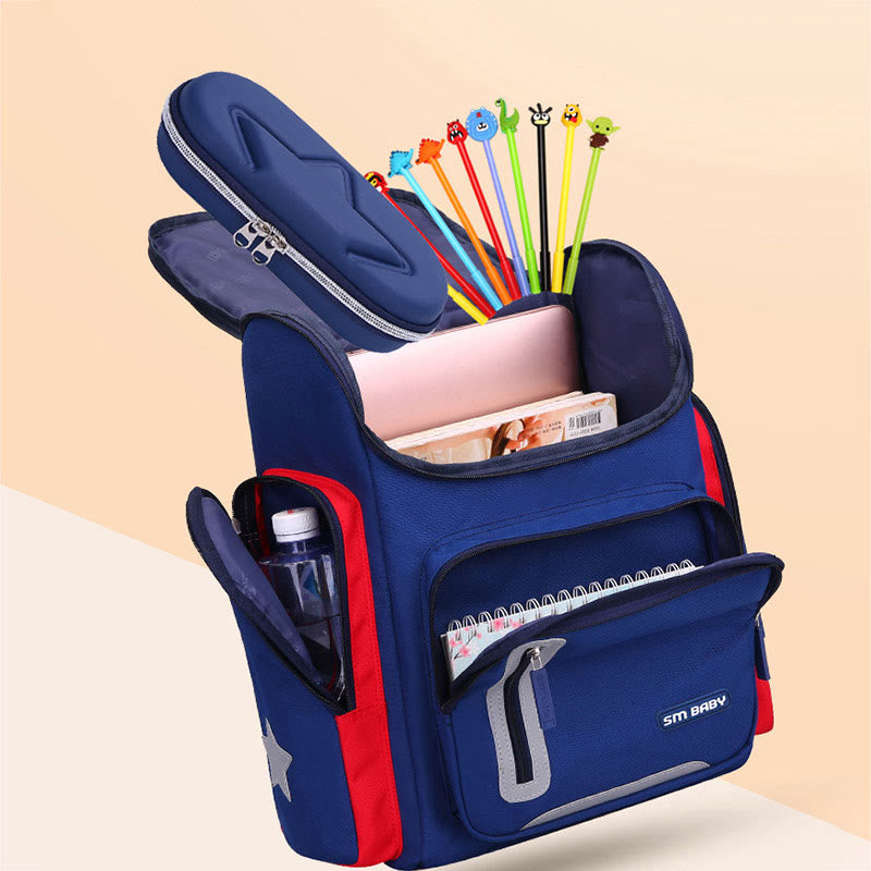Backpack For Children Load Relief Breathable Reflective Design School Bag