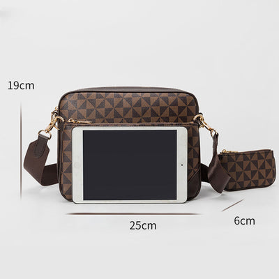 Classic Smaill 3 Pcs Crossbody Bag Set Unisex Clutch Purse Set