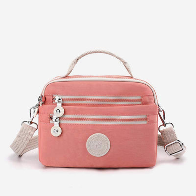 Lightweight Multi-Pocket Nylon Purse Small Cross Body Shoulder Bag Handbags