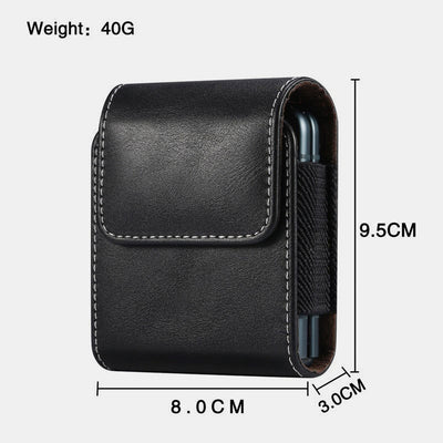 Mini PU Waist Bag EDC Pouch for Samsung Z Flip 3 Moto Razr