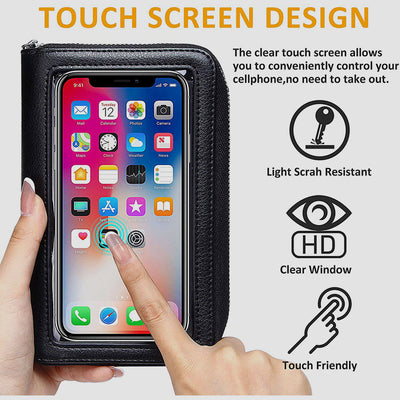 Large Capacity Touch Screen Phone Purse