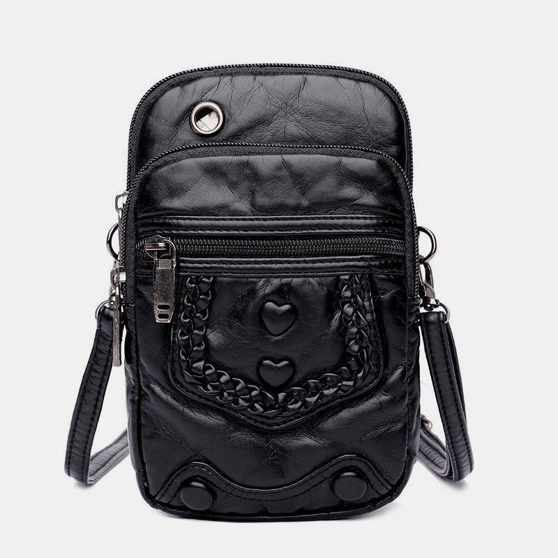Large Capacity Retro Mobile Phone Bag Crossbody Bag
