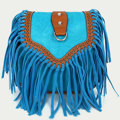 Bohemia Crossbody Bag For Women Vintage Tassel Shoulder Bag