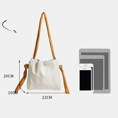 Elegant Crossbody Bag For Women Soft Leather Cloud Pattern Bag