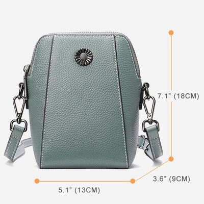 Phone Bag For Women Vintage Custom Mini Cowhide Crossbody Bag