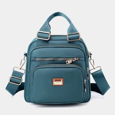 Multi-Pocket Waterproof Crossbody Bag Backpack