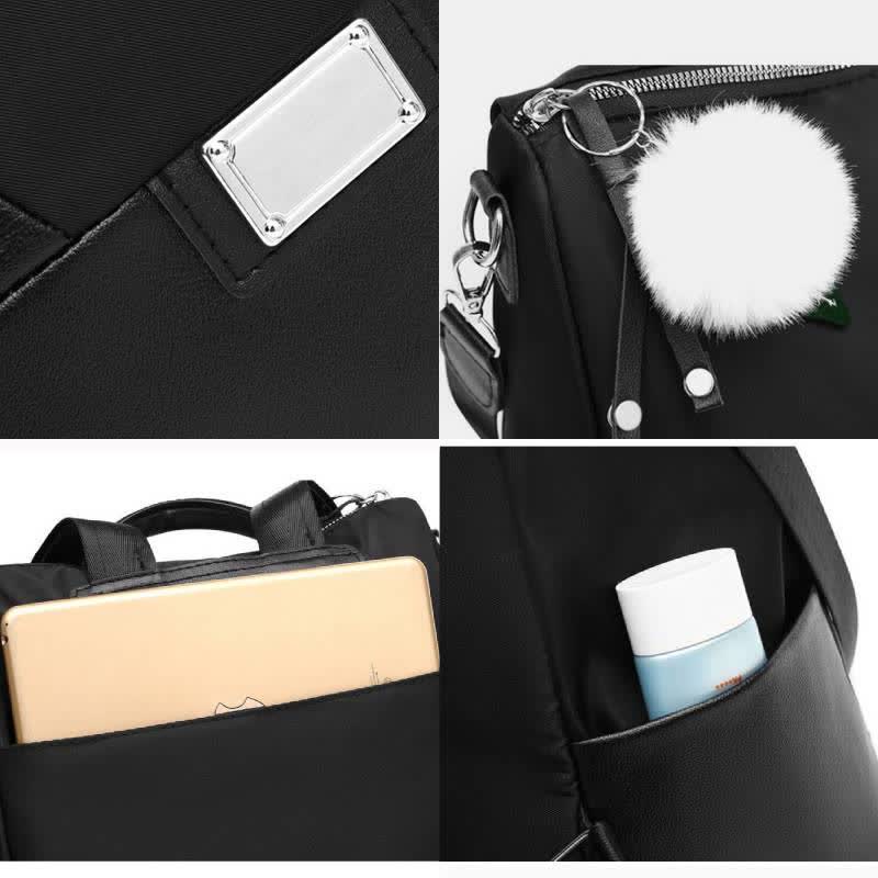 Small Backpack Purse for Women Waterproof Shoulder Bag Handbag Travel Rucksack
