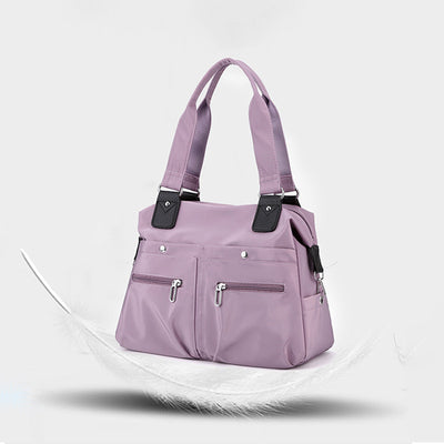Women's Nylon Shoulder Bag LIghtweight Waterproof Tote Casual Work Bag Purse