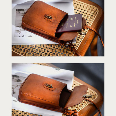 Handmade Crossbody Bag For Women Mini Retro Shopping Phone Bag