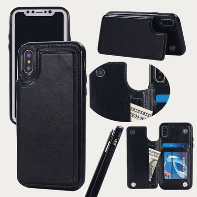 Phone Case For iPhone 13/14 Samsung S22/S20 Magnetic Wallet Case