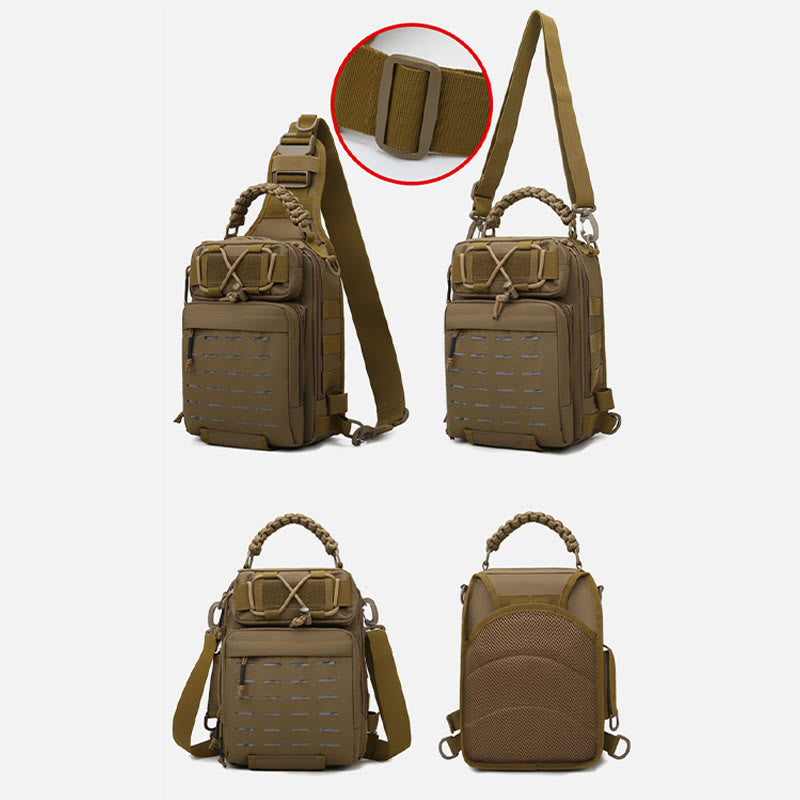Tatical Chest Bag For Men Outdoor Training Crossbody Sling Bag